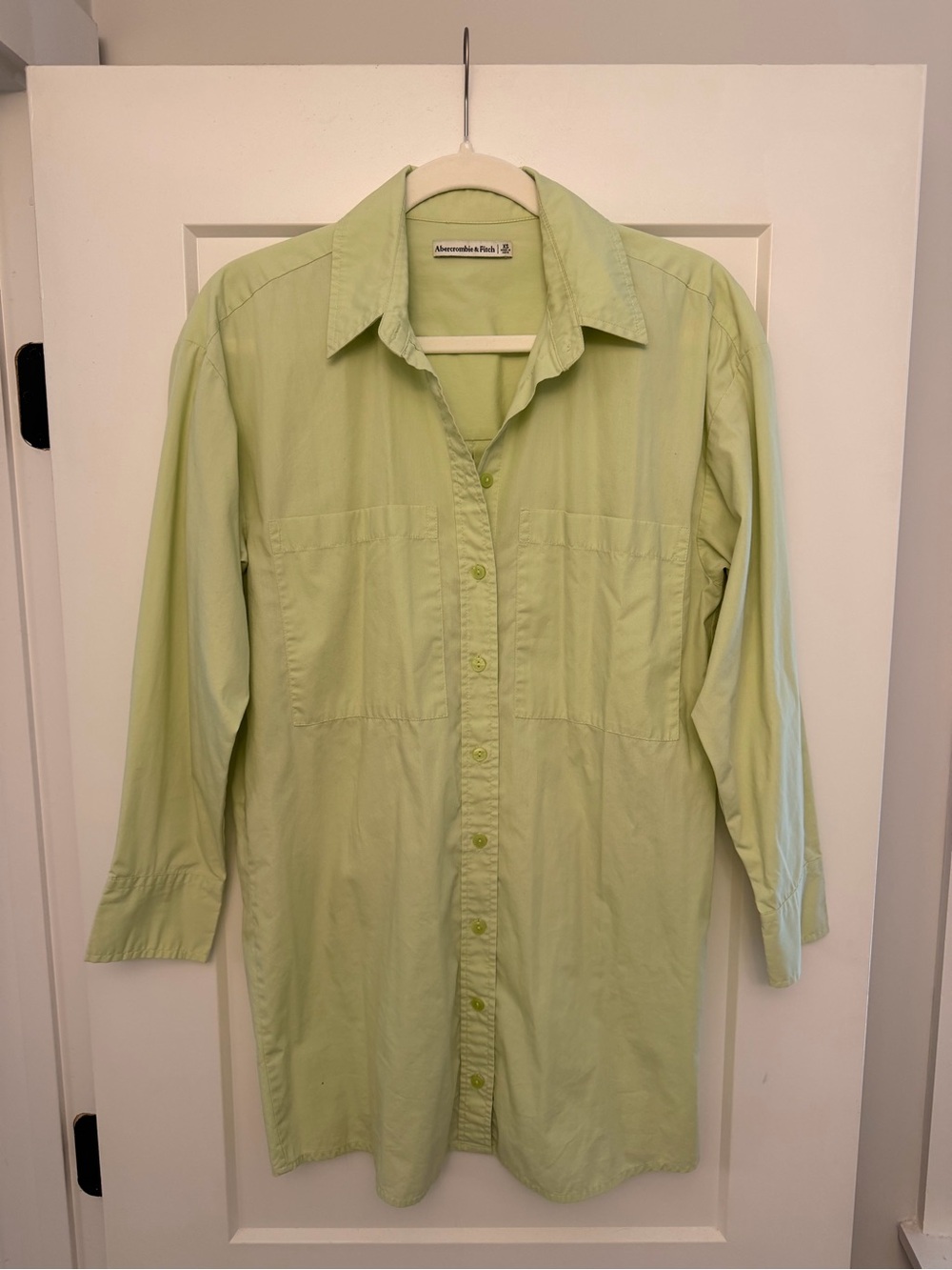 Abercrombie & Fitch Light Green Women’s Shirt Dress